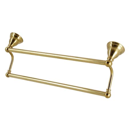 Kingston Brass 18Inch Dual Towel Bar, Brushed Brass BA556318BB